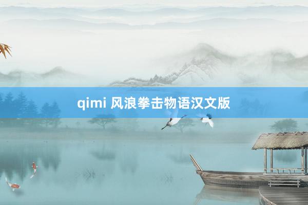 qimi 风浪拳击物语汉文版